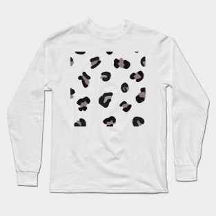 Leopard print cute brown Long Sleeve T-Shirt